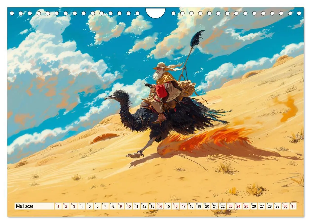 Bild: 9783457341933 | Begegnungen im Anime Zauberland (Wandkalender 2026 DIN A4 quer),...