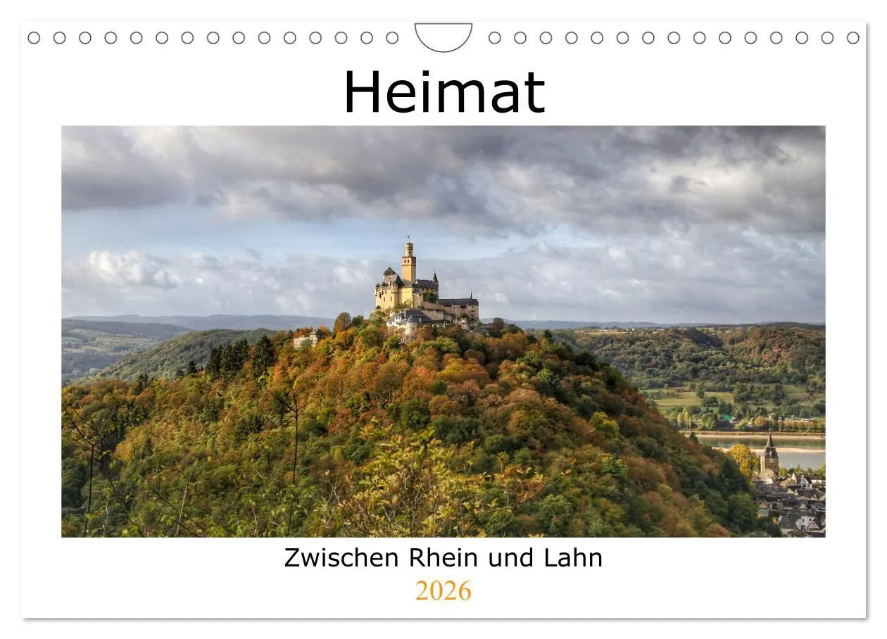 Cover: 9783457651933 | Heimat - Zwischen Rhein und Lahn (Wandkalender 2026 DIN A4 quer),...
