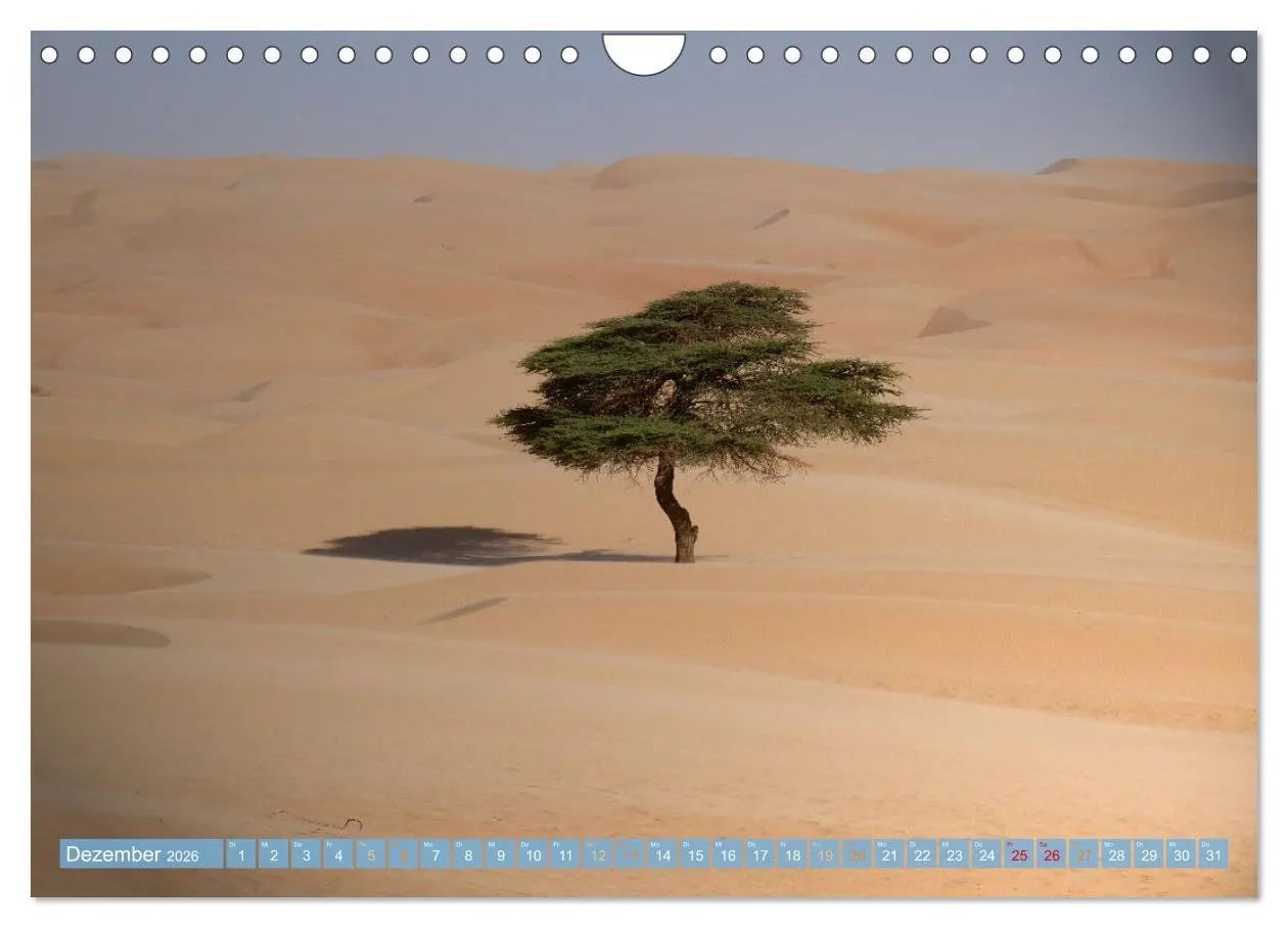 Bild: 9783457961933 | Sehnsucht Sahara (Wandkalender 2026 DIN A4 quer), CALVENDO...