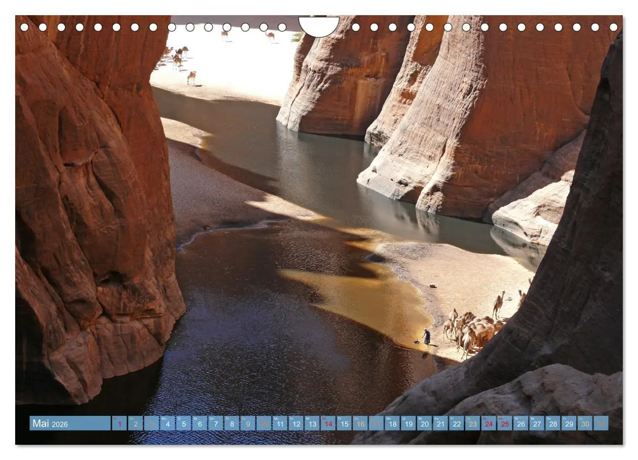 Bild: 9783457961933 | Sehnsucht Sahara (Wandkalender 2026 DIN A4 quer), CALVENDO...