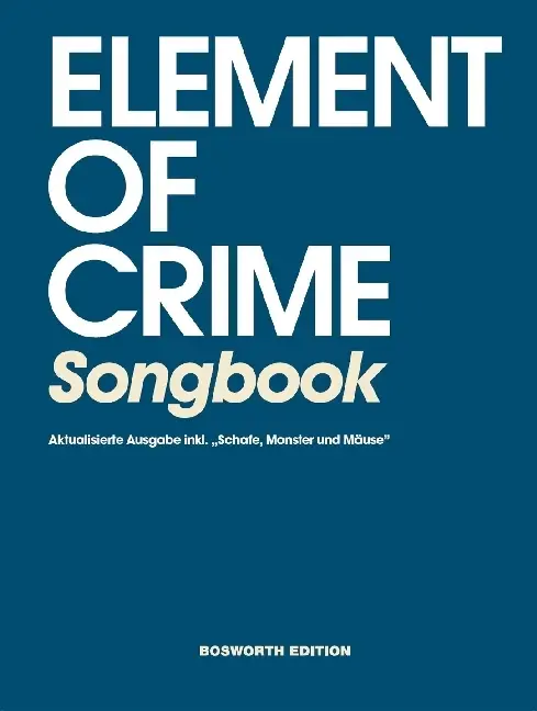 Cover: 9783954561933 | Element Of Crime: Songbook | Element of Crime | Buch | Spiralbindung