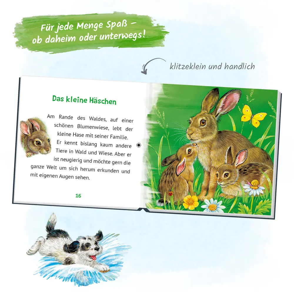 Bild: 9783965521933 | Mein klitzekleines Kinderbuch - Tiergeschichten | KG | Buch | 32 S.