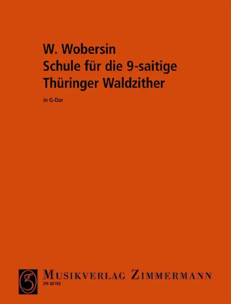Cover: 9790010801933 | Schule für Waldzither | 9-saitige Thüringer Waldzither in G-Dur | Buch