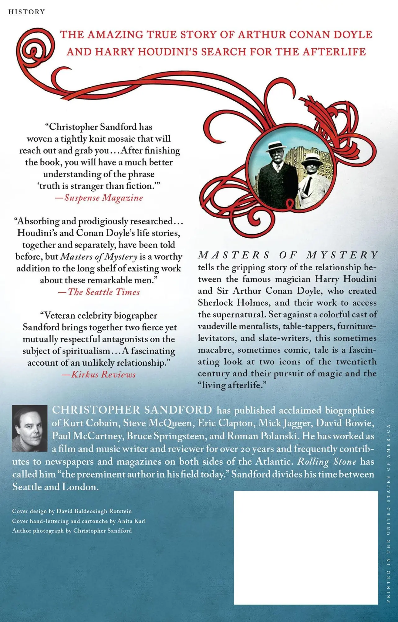 Rückseite: 9780230342033 | MASTERS OF MYSTERY | Christopher Sandford | Taschenbuch | Englisch