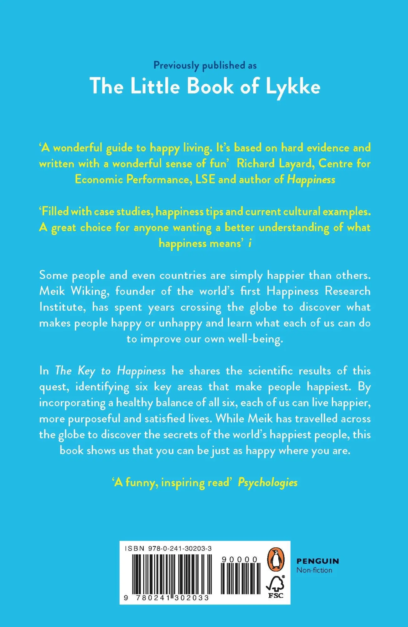 Rückseite: 9780241302033 | The Key to Happiness | Meik Wiking | Taschenbuch | 288 S. | Englisch
