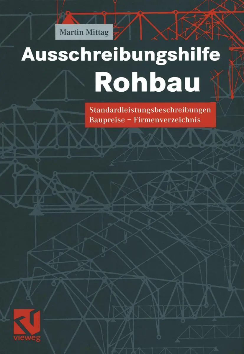 Cover: 9783322802033 | Ausschreibungshilfe Rohbau | Martin Mittag | Taschenbuch | 564 S.