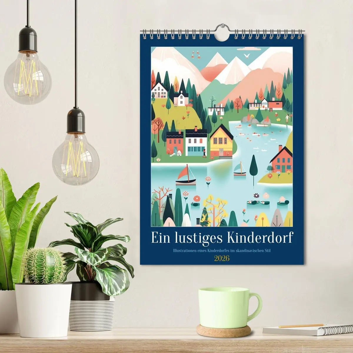 Bild: 9783516322033 | Ein lustiges Kinderdorf (Wandkalender 2026 DIN A4 hoch), CALVENDO...
