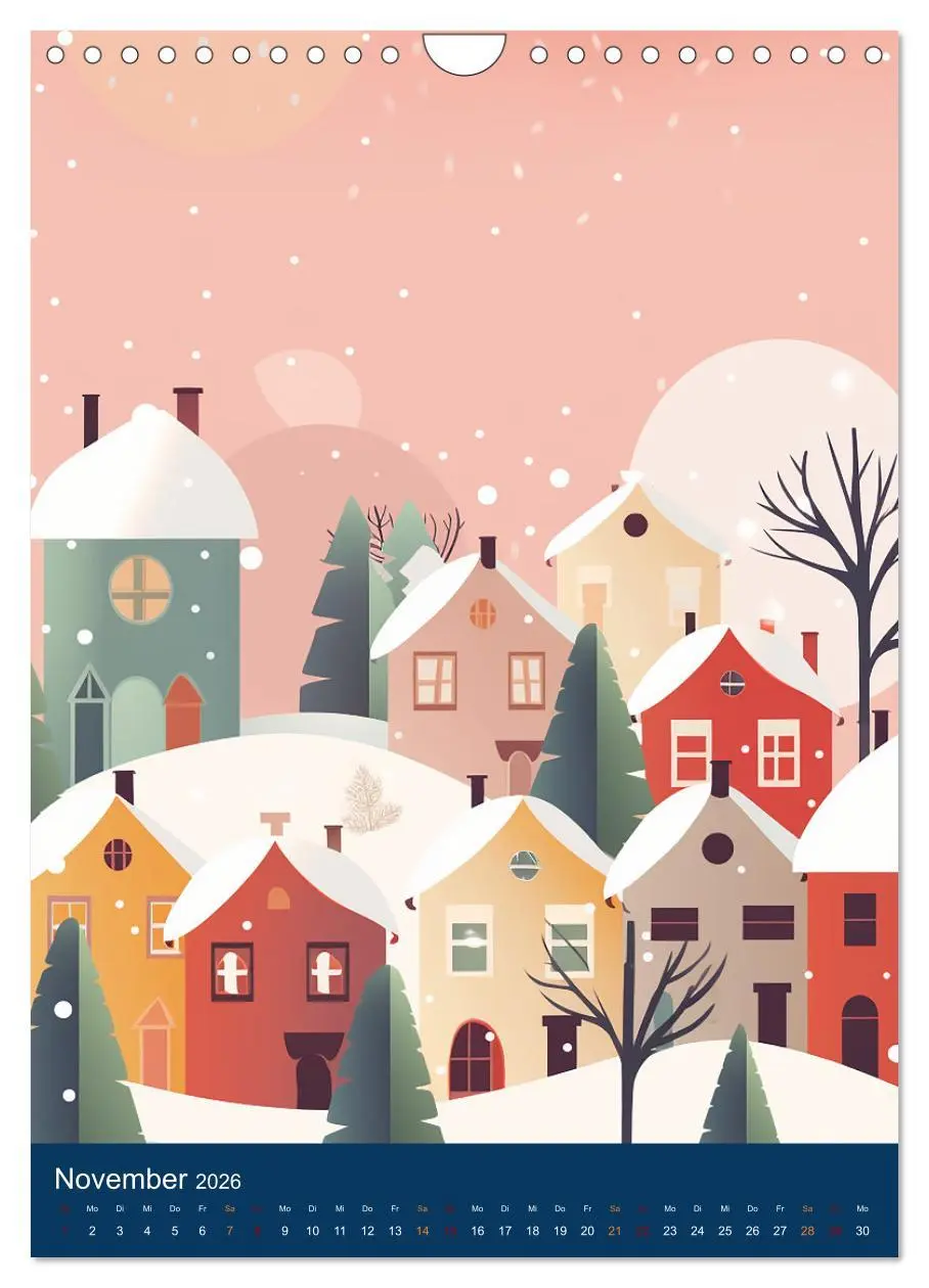 Bild: 9783516322033 | Ein lustiges Kinderdorf (Wandkalender 2026 DIN A4 hoch), CALVENDO...