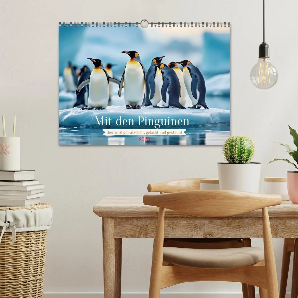 Bild: 9783516702033 | Mit den Pinguinen (Wandkalender 2026 DIN A3 quer), CALVENDO...