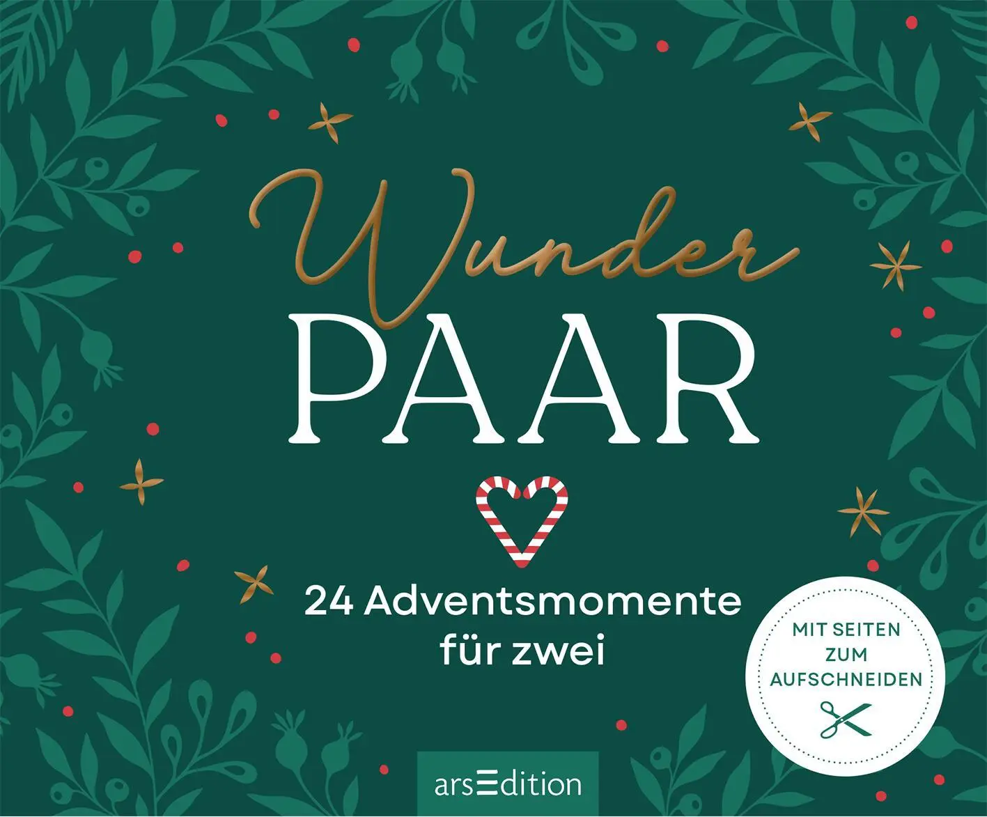 Bild: 9783845862033 | WunderPAAR | 24 Adventsmomente für zwei. Mit Seiten zum Aufschneiden