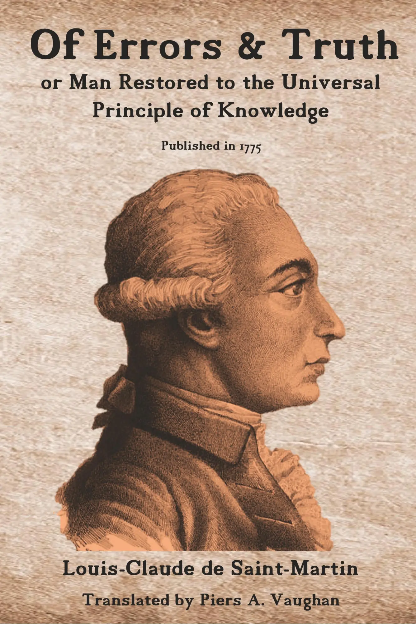 Cover: 9780981542133 | Of Errors &amp; Truth | Louis-Claude De Saint-Martin | Buch | Gebunden
