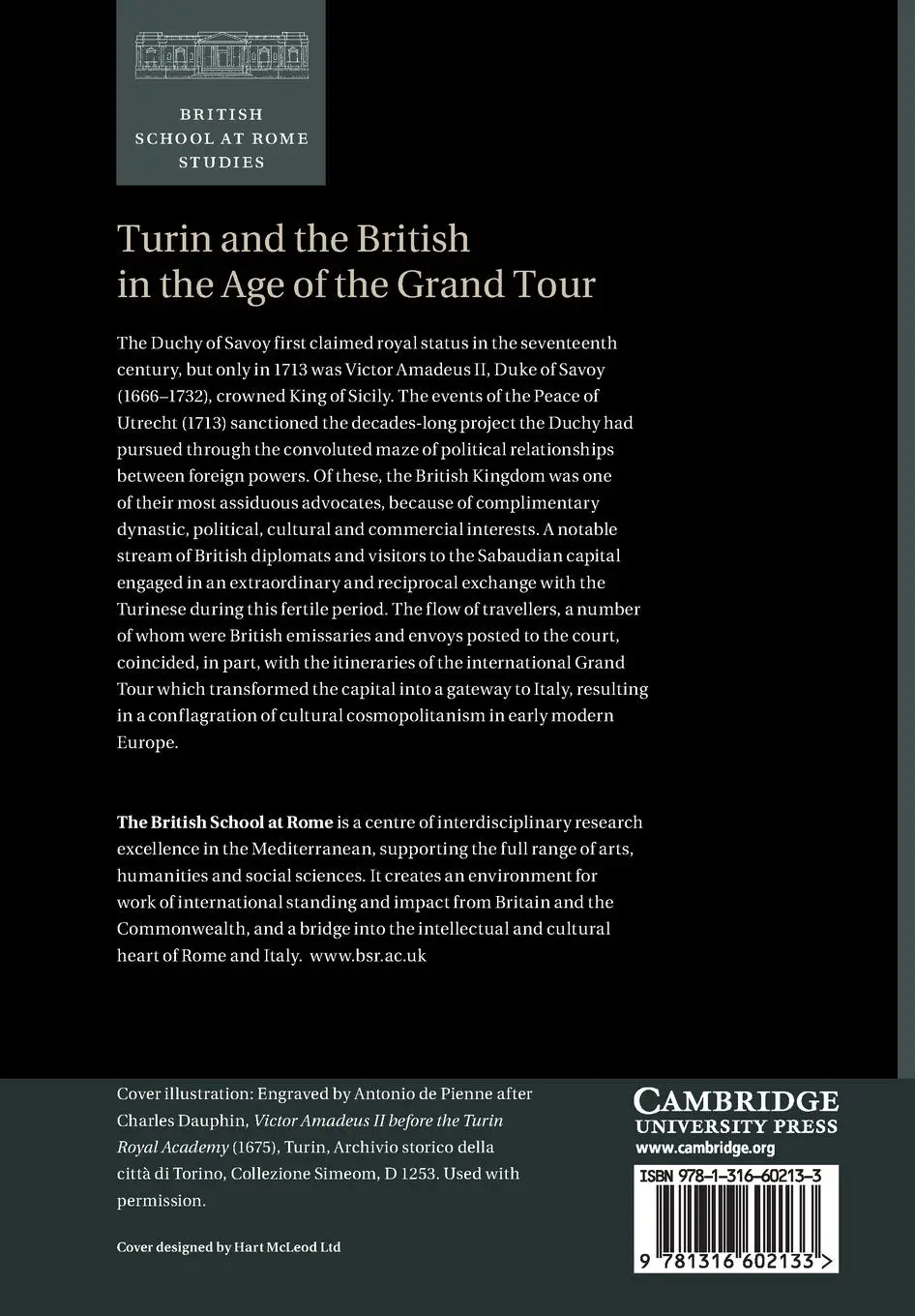 Rückseite: 9781316602133 | Turin and the British in the Age of the Grand Tour | Bianchi (u. a.)