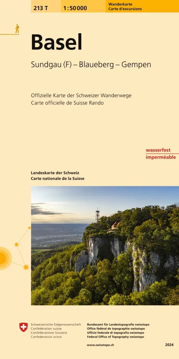 Cover: 9783302302133 | Swisstopo 1 : 50 000 Basel | Bundesamt für Landestopografie swisstopo