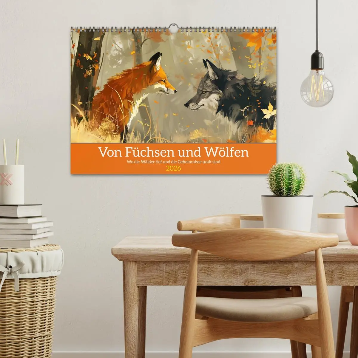 Bild: 9783457392133 | Von Füchsen und Wölfen (Wandkalender 2026 DIN A3 quer), CALVENDO...