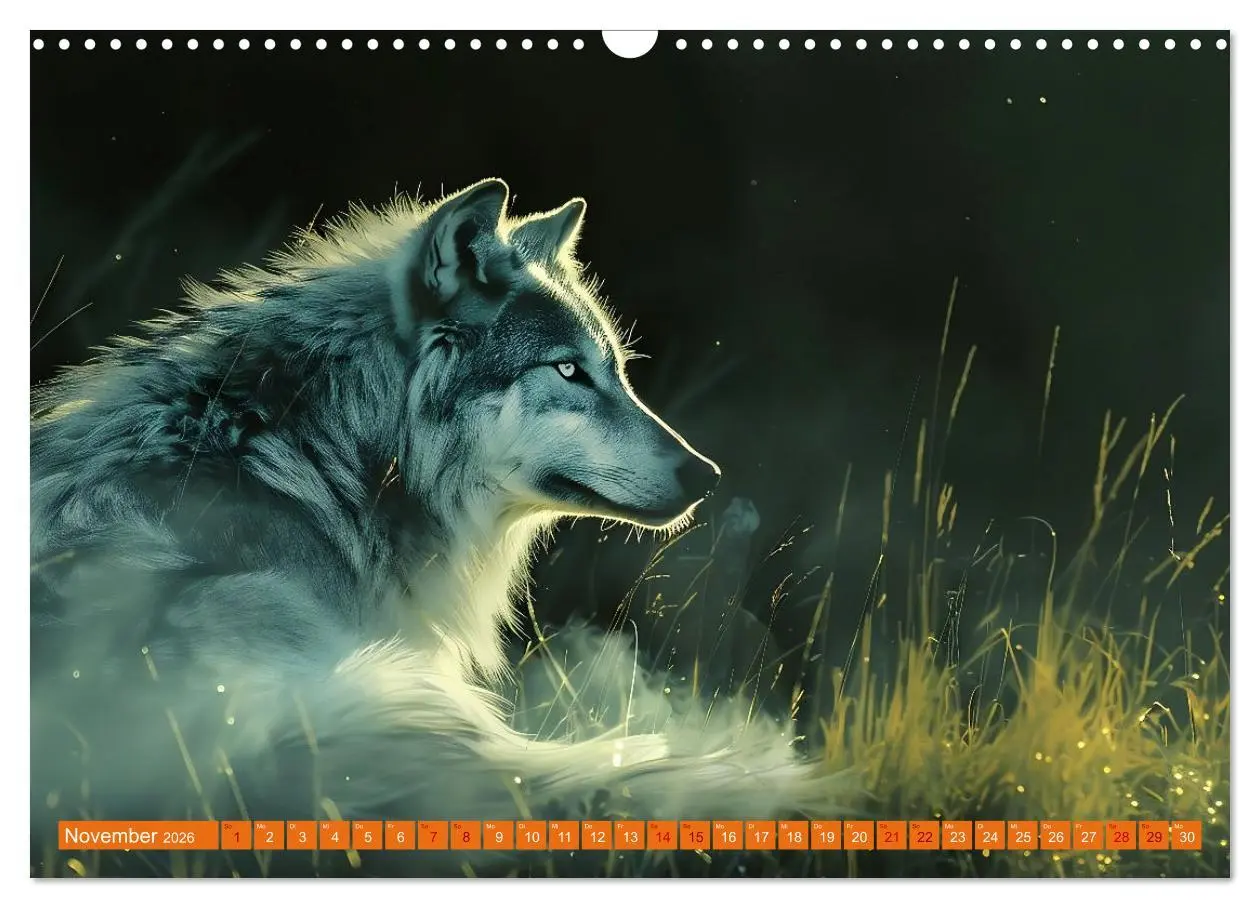 Bild: 9783457392133 | Von Füchsen und Wölfen (Wandkalender 2026 DIN A3 quer), CALVENDO...