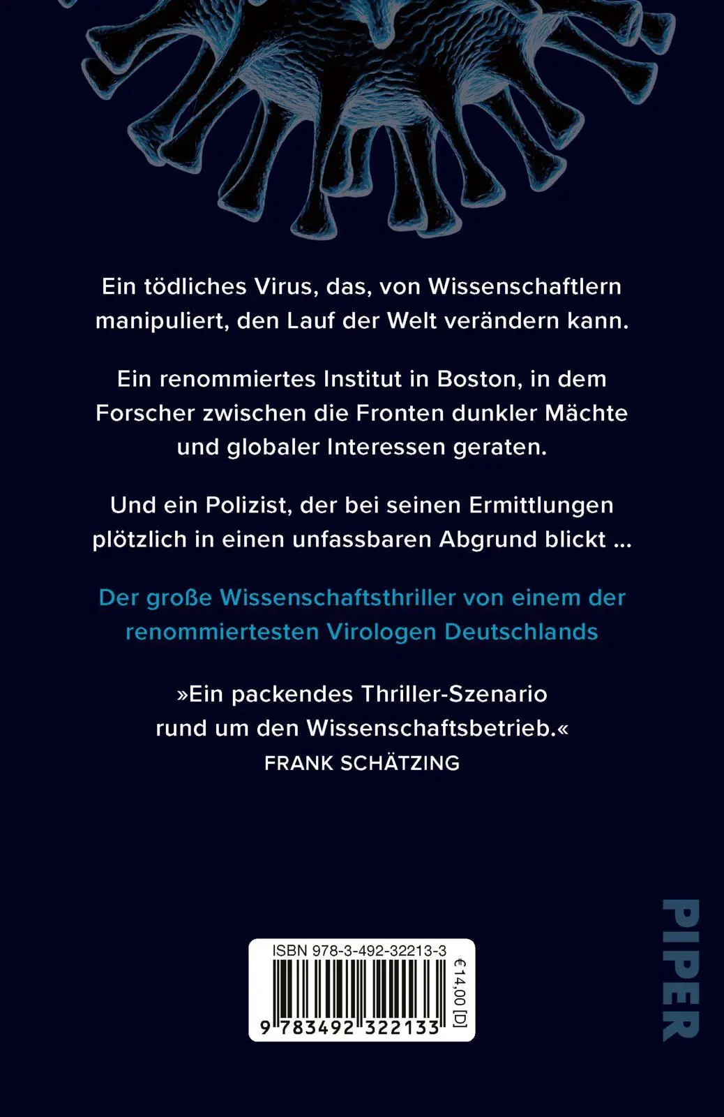 Rückseite: 9783492322133 | Das Institut - Im Schatten der Wissenschaft | Hendrik Streeck | Buch