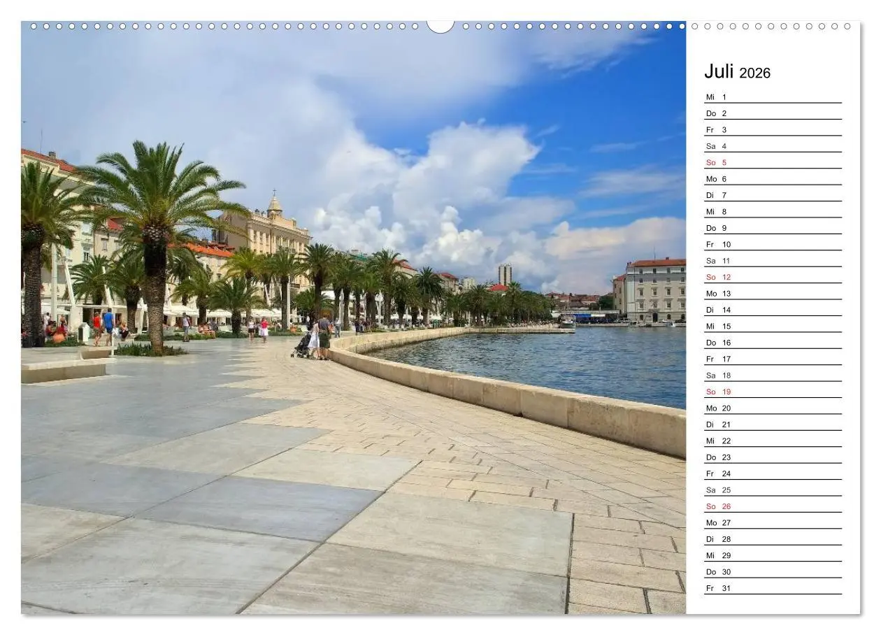 Bild: 9783516002133 | Split - Metropole Dalmatiens (Wandkalender 2026 DIN A2 quer),...