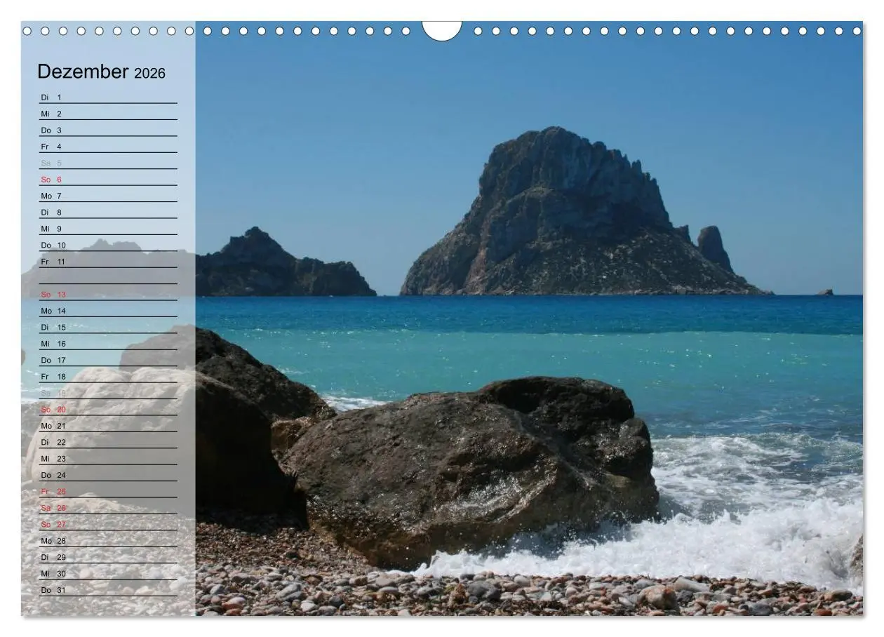 Bild: 9783516172133 | Zauberhaftes Ibiza - Terminplaner (Wandkalender 2026 DIN A3 quer),...