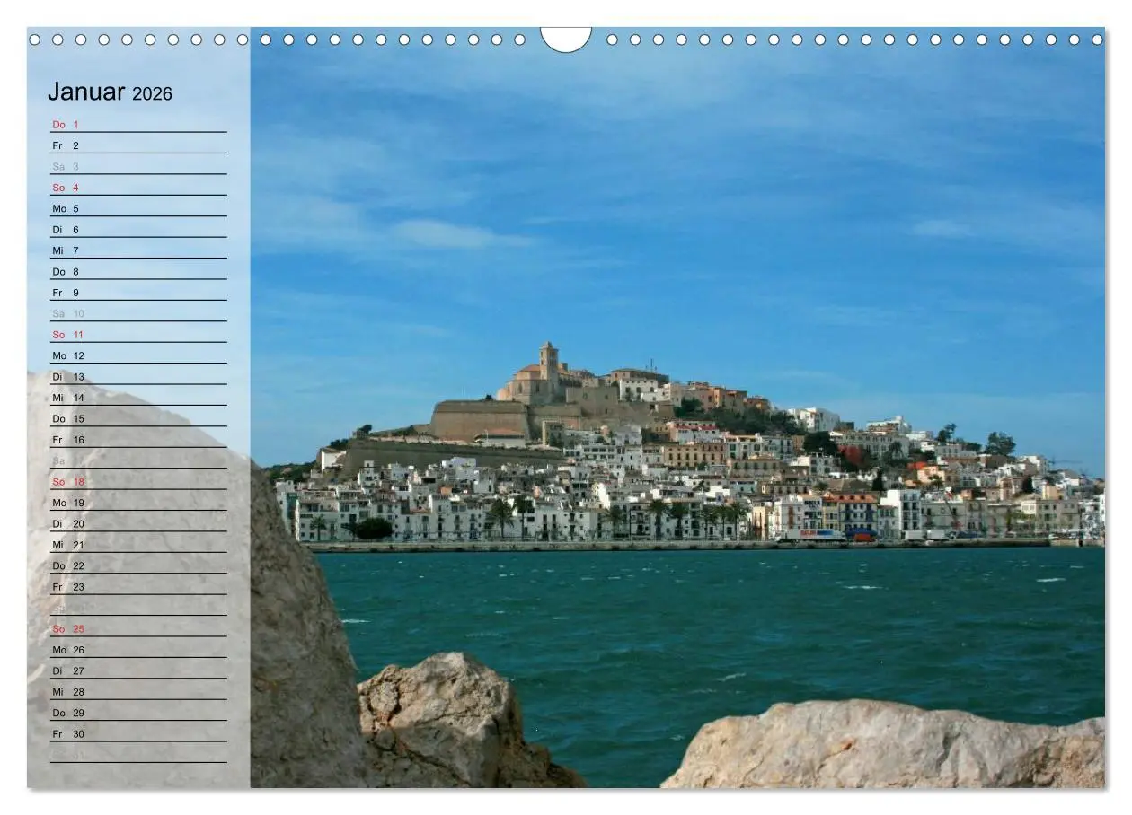 Bild: 9783516172133 | Zauberhaftes Ibiza - Terminplaner (Wandkalender 2026 DIN A3 quer),...