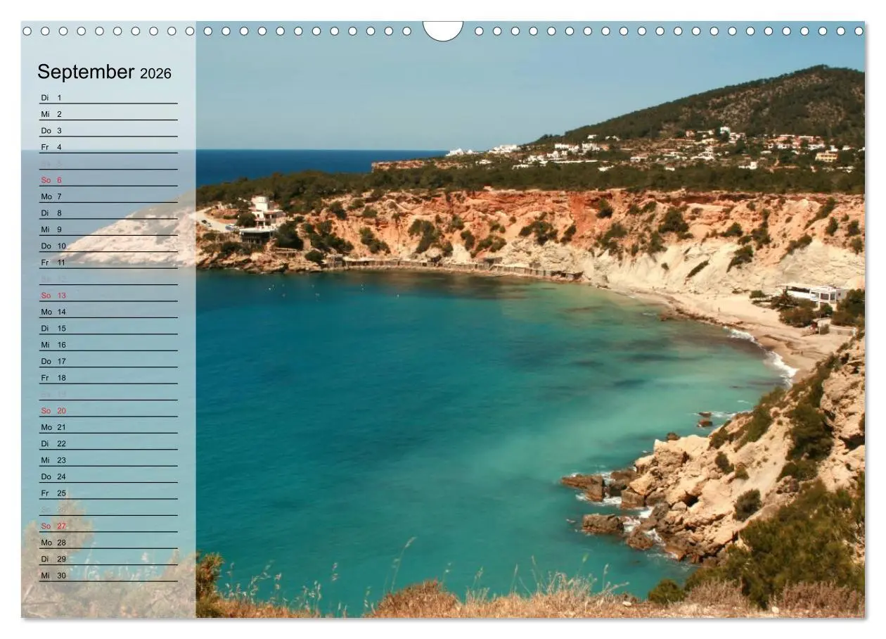 Bild: 9783516172133 | Zauberhaftes Ibiza - Terminplaner (Wandkalender 2026 DIN A3 quer),...
