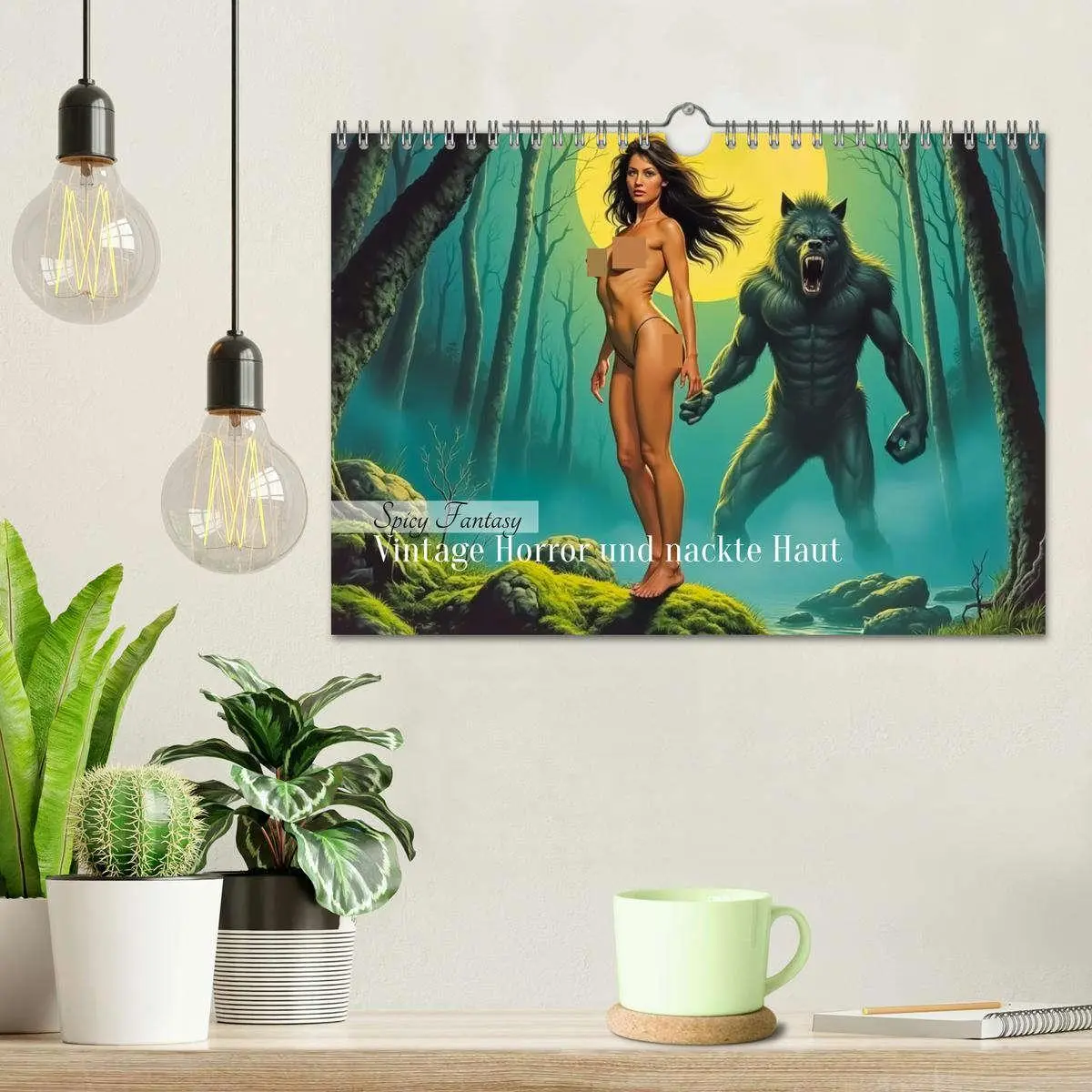 Bild: 9783516622133 | Spicy Fantasy - Vintage Horror und nackte Haut (Wandkalender 2026...