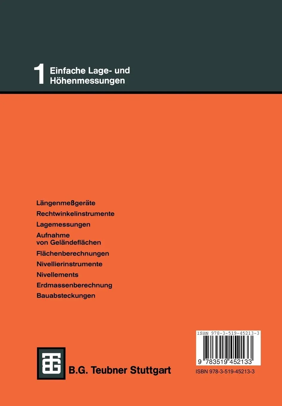 Rückseite: 9783519452133 | Vermessungskunde | Volker Matthews (u. a.) | Taschenbuch | Paperback