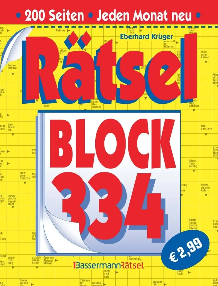 Cover: 9783809452133 | Rätselblock 334 | Eberhard Krüger | Taschenbuch | 200 S. | Deutsch