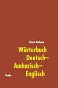 Cover: 9783875482133 | Wörterbuch Deutsch-Amharisch-Englisch | Dawit Berhanu | Buch | VIII
