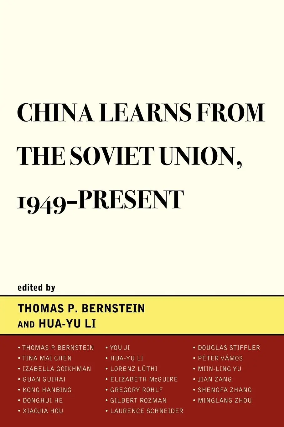 Cover: 9780739142233 | China Learns from the Soviet Union, 1949-Present | Hua-Yu Li | Buch