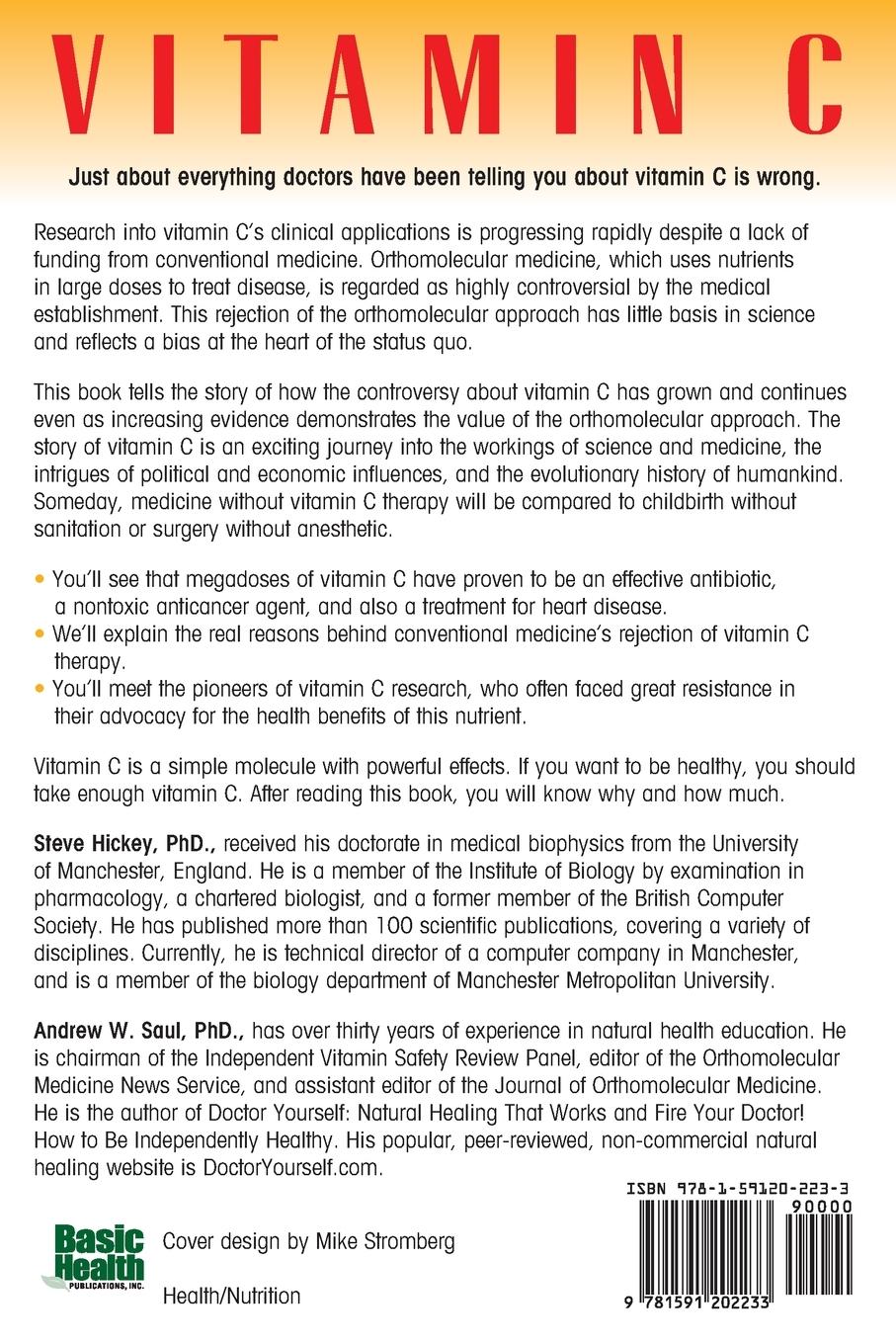 Rückseite: 9781591202233 | Vitamin C | Steve Hickey (u. a.) | Taschenbuch | Englisch | 2015