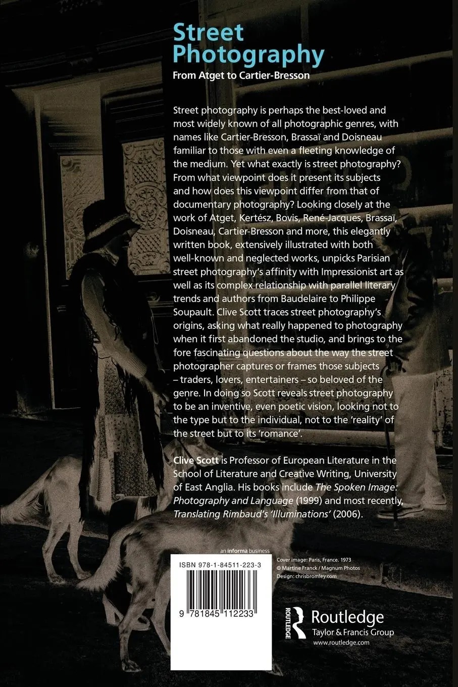 Rückseite: 9781845112233 | Street Photography | From Brassai to Cartier-Bresson | Clive Scott
