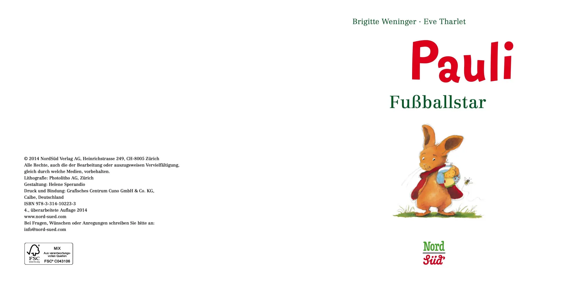 Bild: 9783314102233 | Pauli - Fußballstar | Brigitte Weninger | Buch | 40 S. | Deutsch