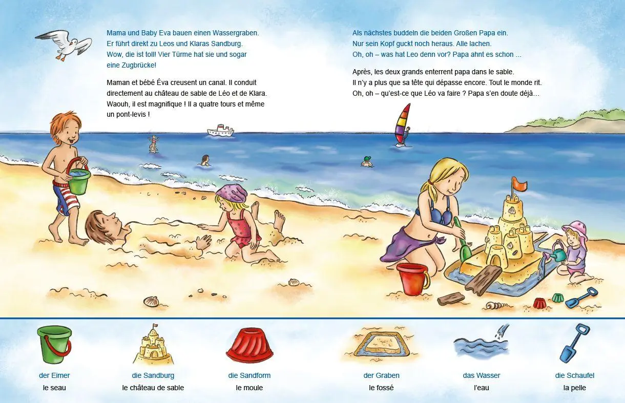 Bild: 9783695052233 | Am Meer (Deutsch-Französisch) | Zweisprachiges Kinderbuch | Böse