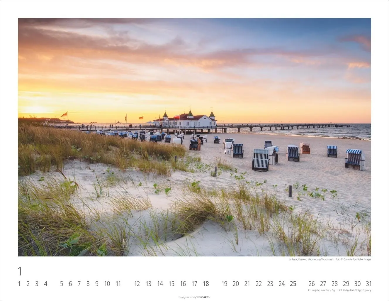 Bild: 9783839902233 | Deutschland Kalender 2026 - Germany | Kalender | Spiralbindung | 14 S.