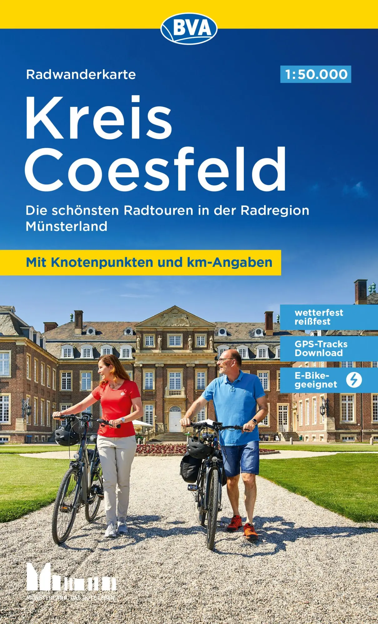 Cover: 9783969902233 | BVA Radwanderkarte Kreis Coesfeld 1:50.000, mit Knotenpunkten und...