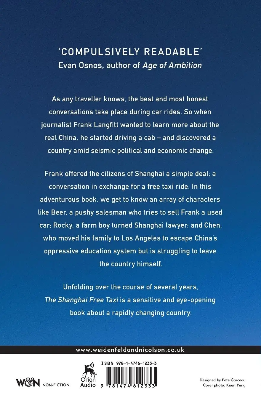 Rückseite: 9781474612333 | The Shanghai Free Taxi | Frank Langfitt | Taschenbuch | Englisch