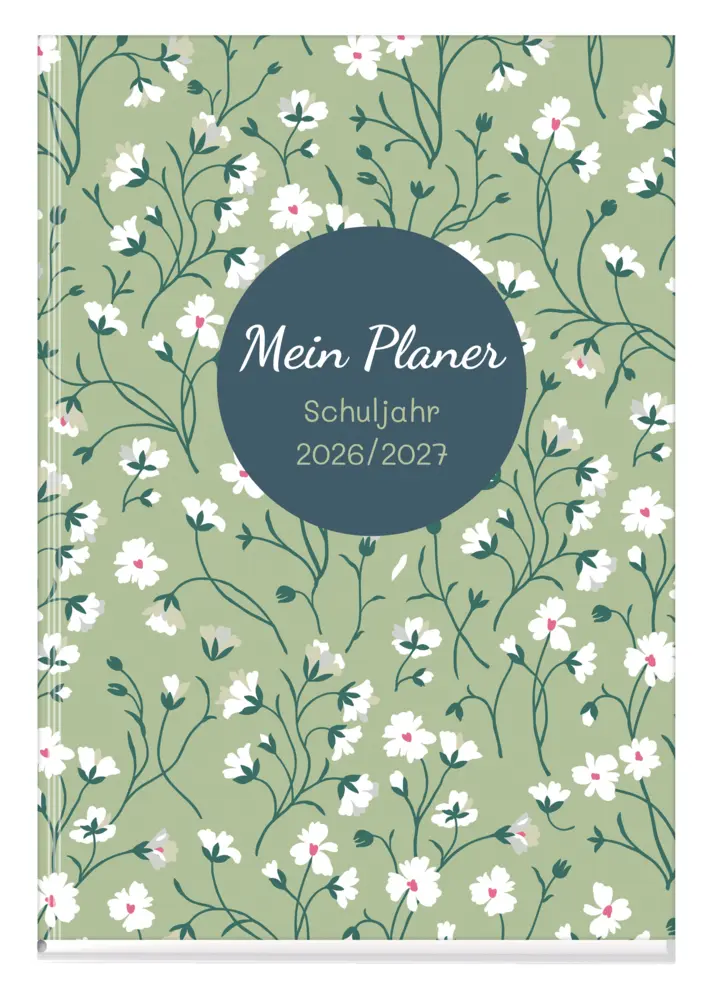 Cover: 9783403292333 | PERSEN Schuljahresplaner HC A5 26/27 - Flower | Kalender | Kalender