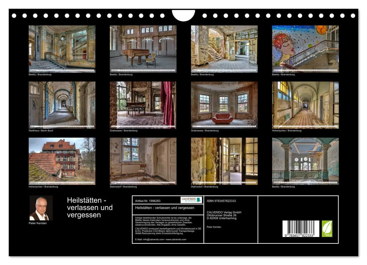 Bild: 9783457822333 | Heilstätten - verlassen und vergessen (Wandkalender 2026 DIN A4...
