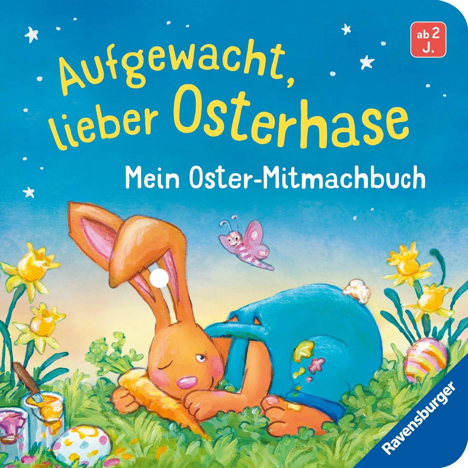 Cover: 9783473422333 | Aufgewacht, lieber Osterhase: Mein Oster-Mitmachbuch | Bernd Penners