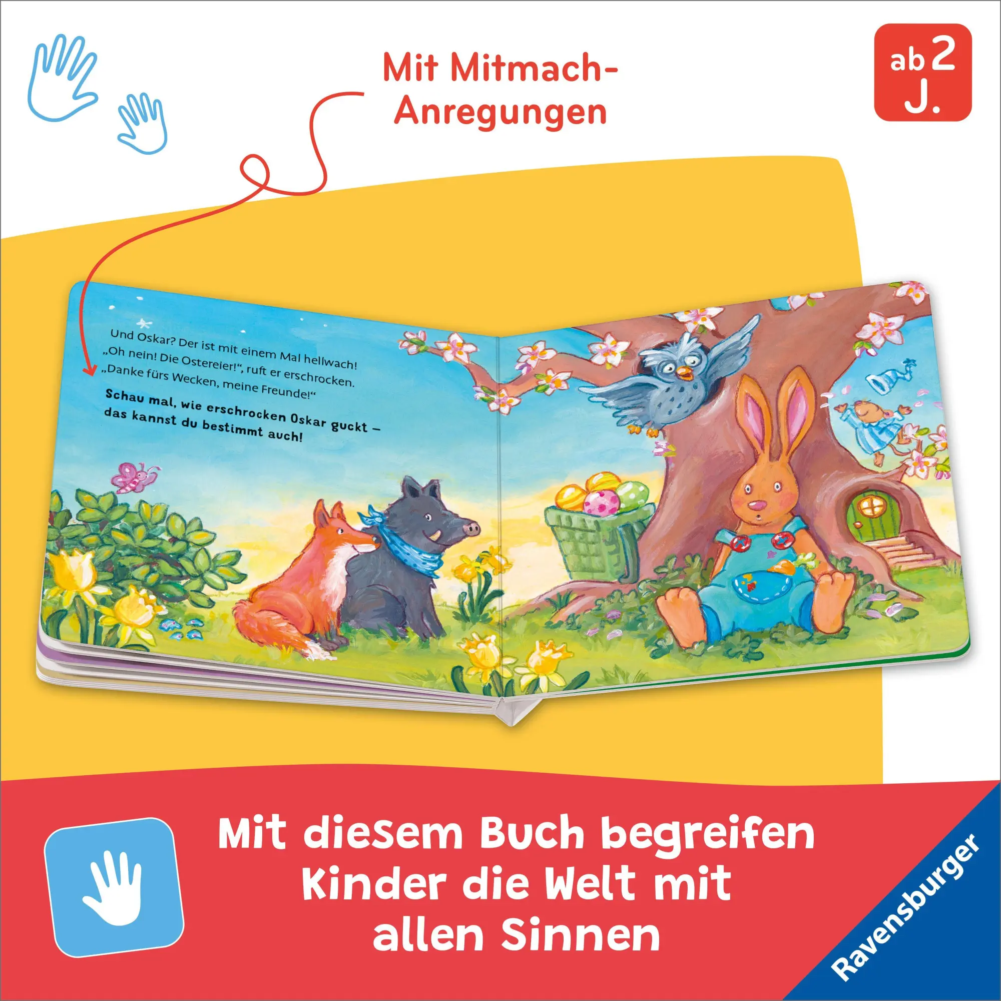 Bild: 9783473422333 | Aufgewacht, lieber Osterhase: Mein Oster-Mitmachbuch | Bernd Penners