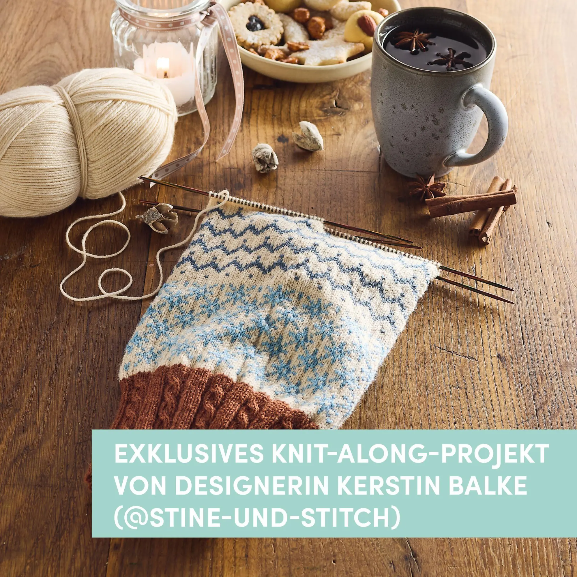 Bild: 9783735872333 | Stricktraum und Plätzchenduft. Eine Kreativ-Romance. Mit...