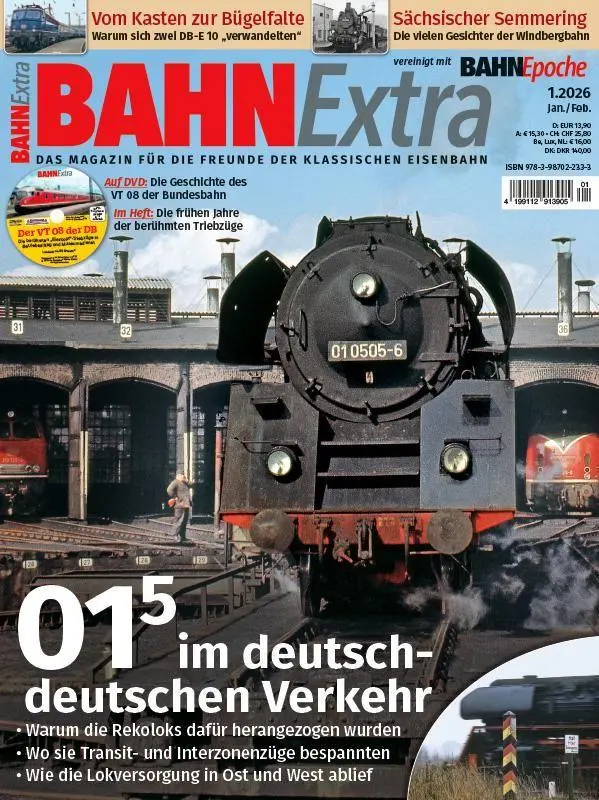 Cover: 9783987022333 | Die 015 im deutsch-deutschen Verkehr | Bahn Extra 1/2026 | Broschüre