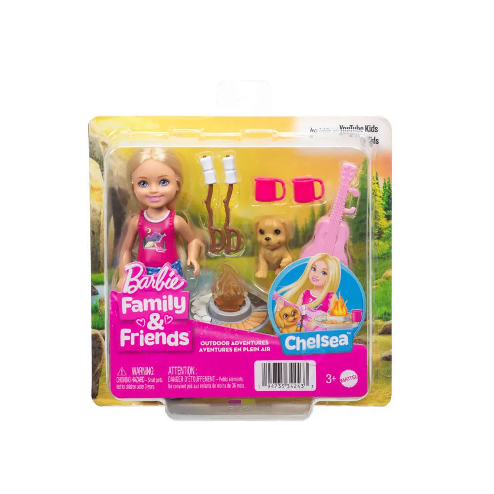 Cover: 194735342433 | Barbie Outdoor Abenteuer Chelsea | Blister | JJV61 | Deutsch | 2026