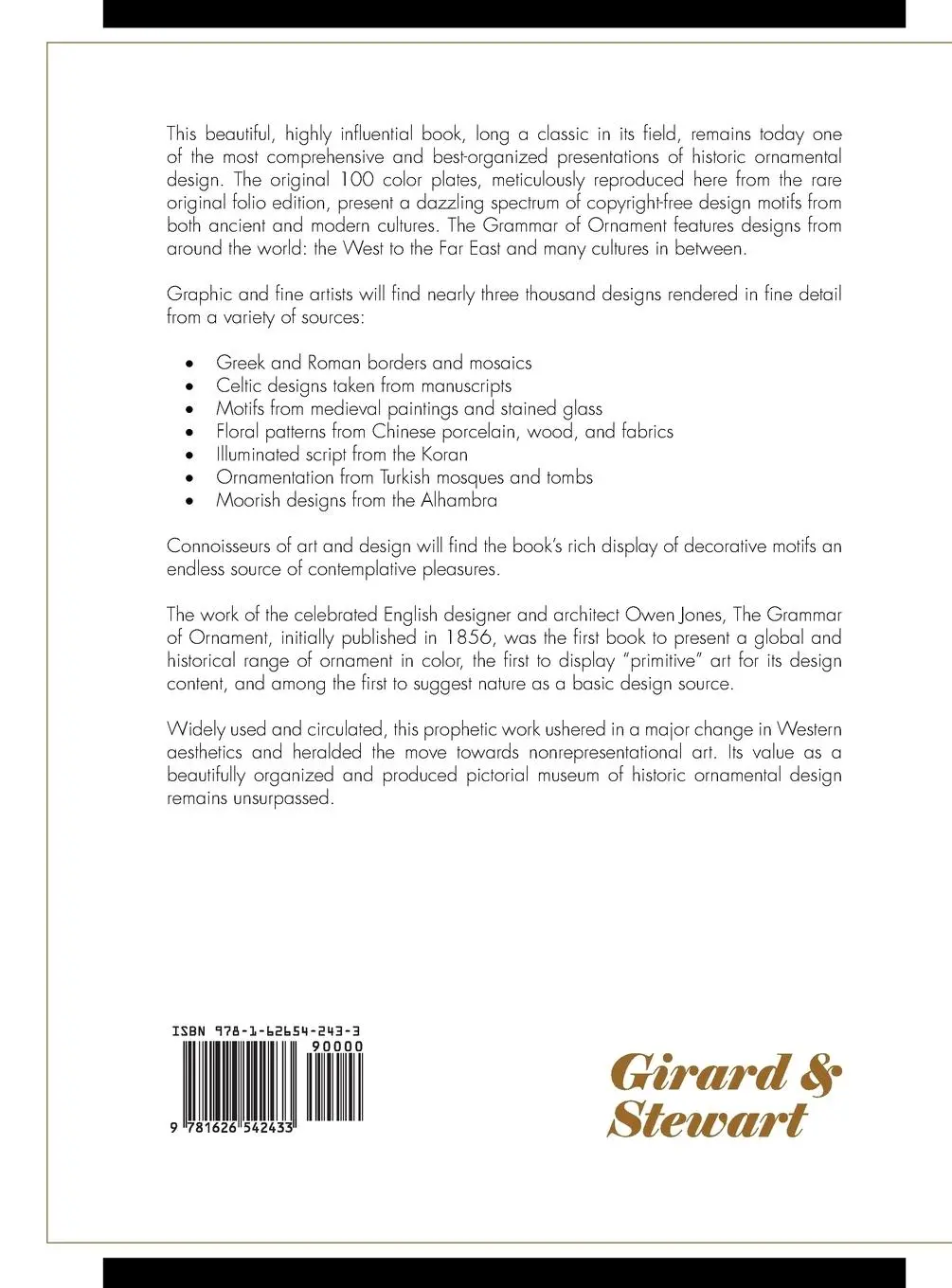 Rückseite: 9781626542433 | The Grammar of Ornament | Owen Jones | Buch | Gebunden | Englisch