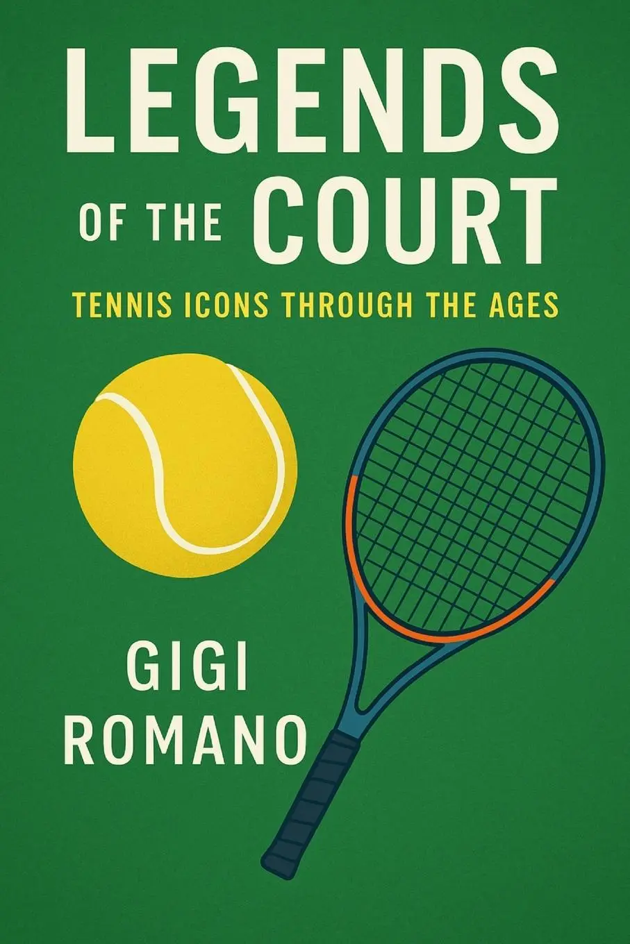 Cover: 9781923472433 | Legends of the Court | Tennis Icons Through the Ages | Gigi Romano