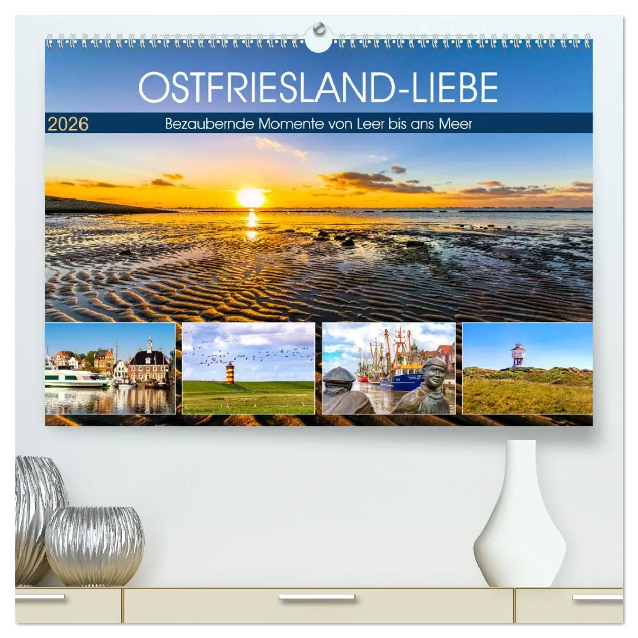Cover: 9783457672433 | OSTFRIESLAND-LIEBE (hochwertiger Premium Wandkalender 2026 DIN A2...