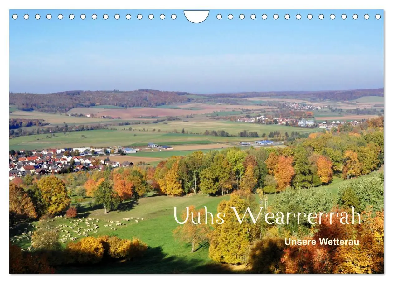 Cover: 9783457982433 | Die Wetterau mit Mundart-Statements (Wandkalender 2026 DIN A4...