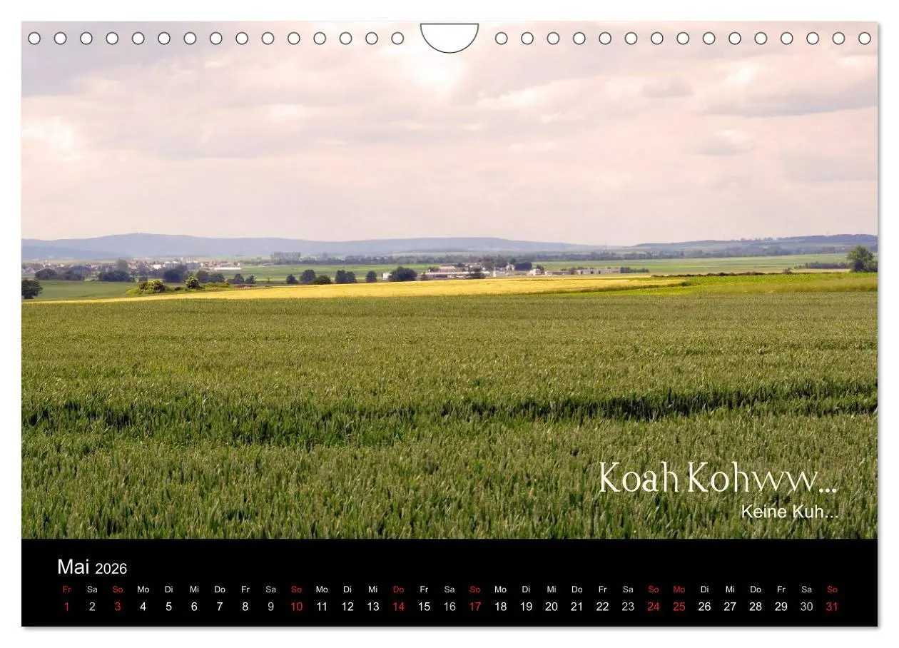 Bild: 9783457982433 | Die Wetterau mit Mundart-Statements (Wandkalender 2026 DIN A4...