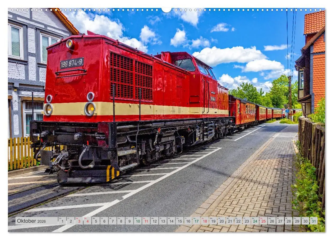 Bild: 9783516072433 | Harzer Dampfmomente (Wandkalender 2026 DIN A2 quer), CALVENDO...