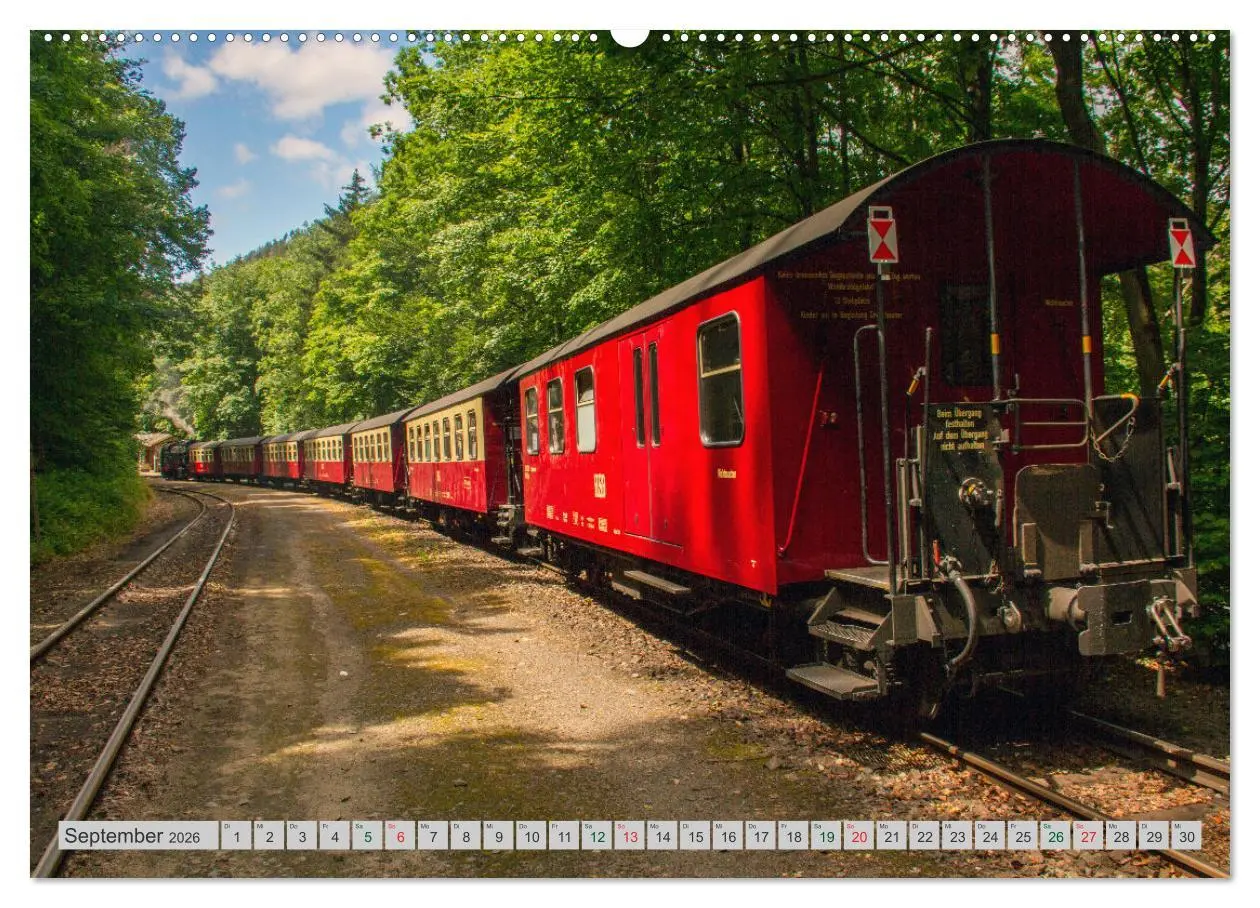 Bild: 9783516072433 | Harzer Dampfmomente (Wandkalender 2026 DIN A2 quer), CALVENDO...